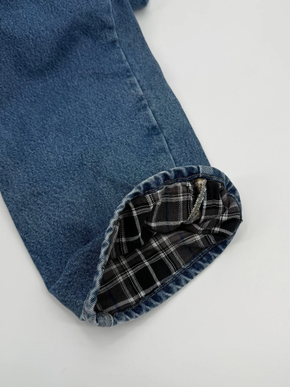 Carhartt B172 DST Flannel Lined Denim Jeans 34x32 Dark Stone Relaxed  Workwear